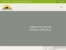 Tablet Screenshot of niagaraactionforanimals.org